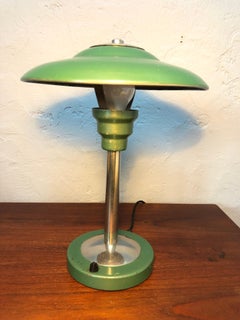 A Bauhaus Table Lamp In The Manner Of Max Schumacher Of Germany 1950s