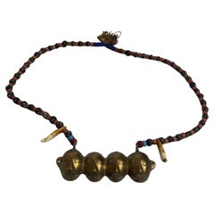 A beaded Naga 'Headhunter' trophy necklace