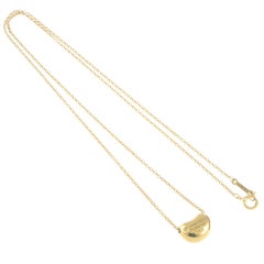 Bean Design Pendant on an Integral Chain by Elsa Peretti for Tiffany & Co.