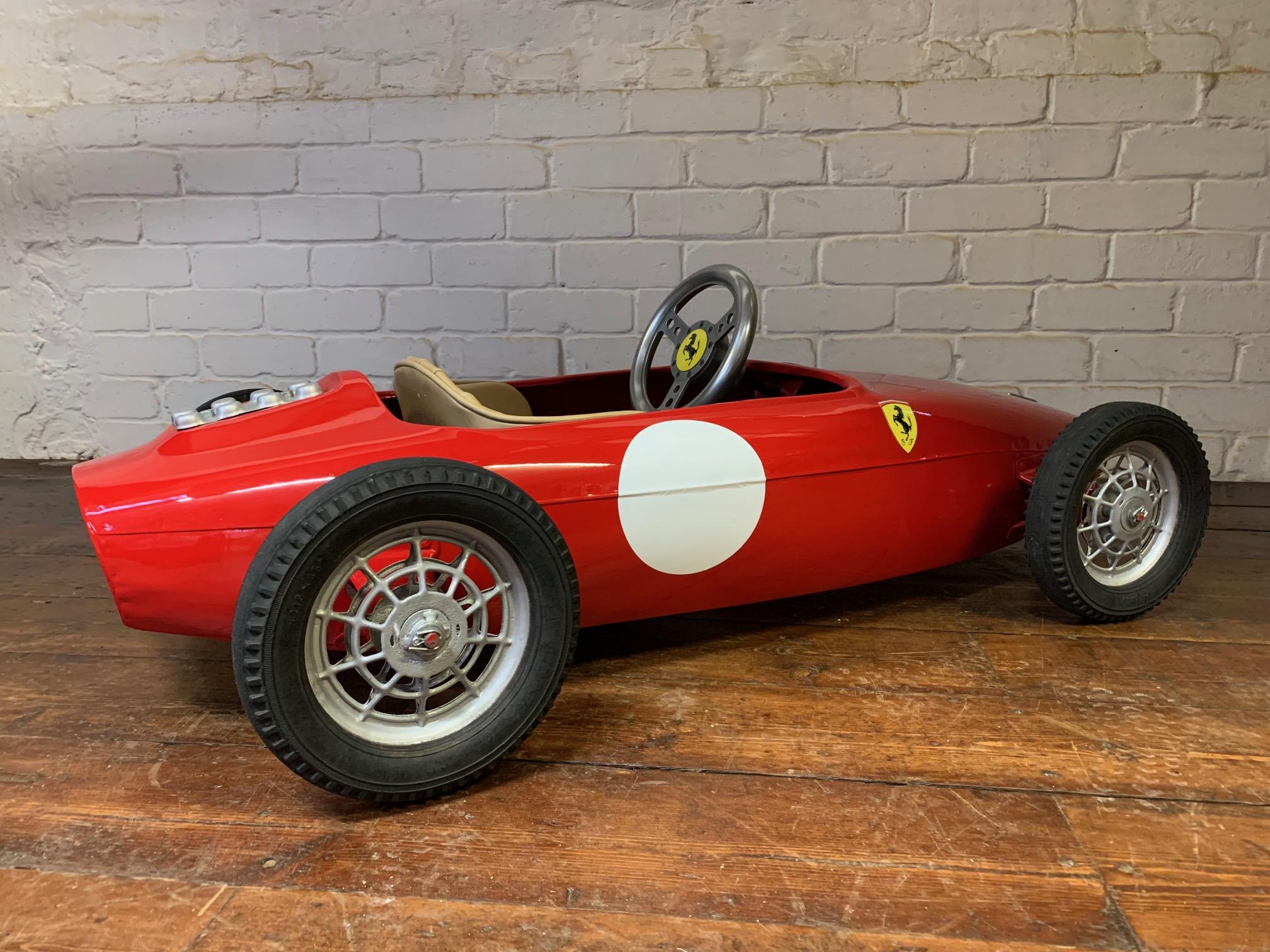 A Beautiful 1960’s Ferrari F1 Pedal Car by Morellet et Guérineau, Belissima! 3