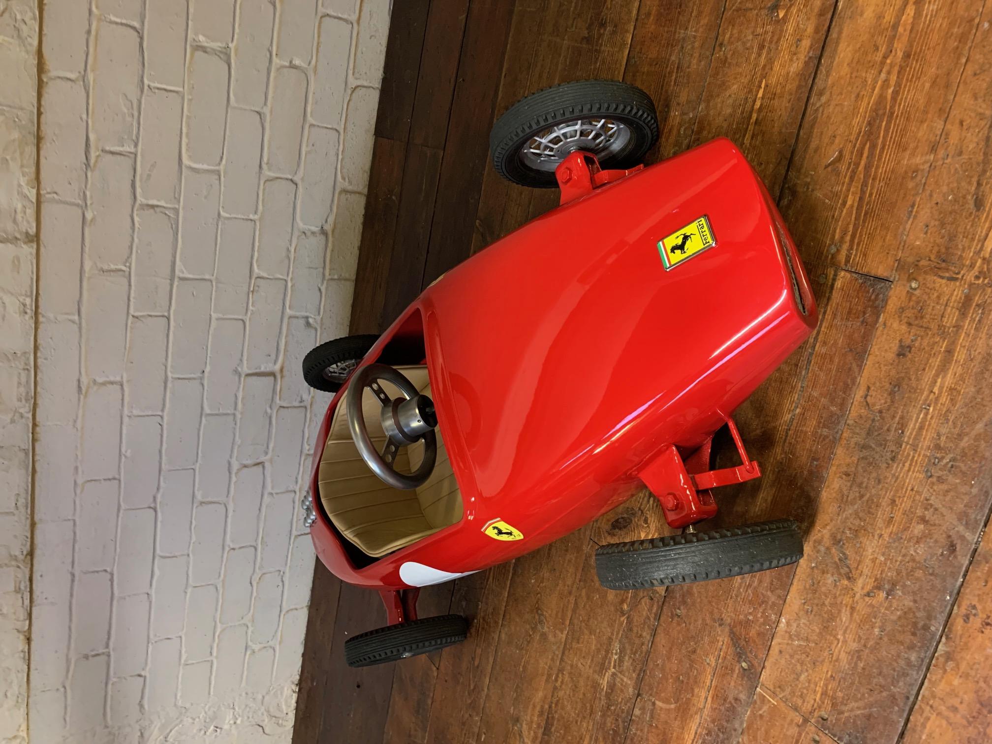A Beautiful 1960’s Ferrari F1 Pedal Car by Morellet et Guérineau, Belissima! 4