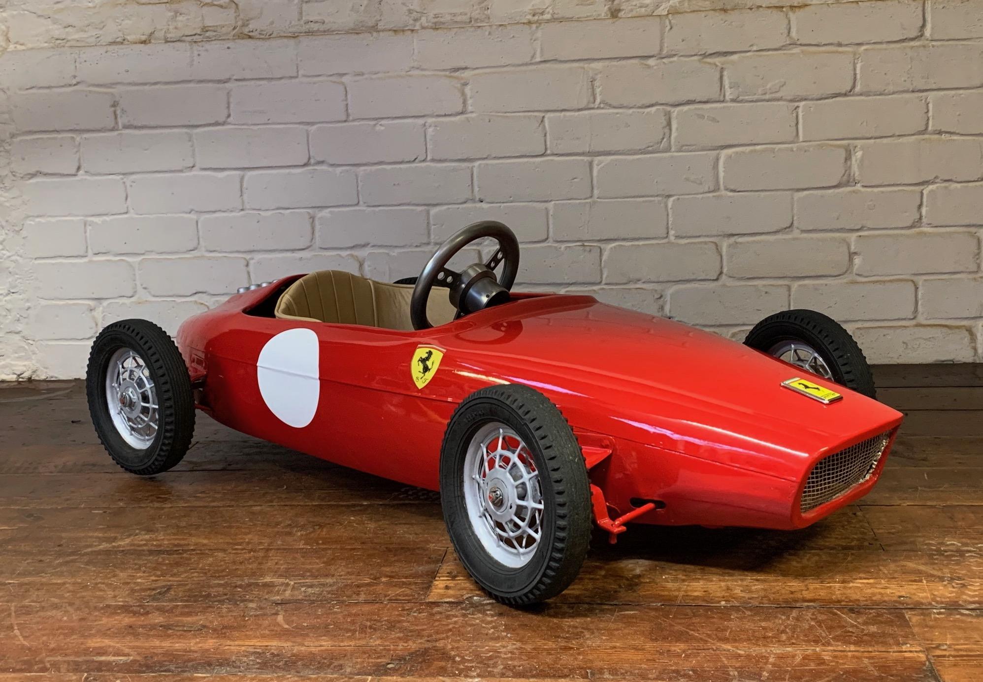 A Beautiful 1960’s Ferrari F1 Pedal Car by Morellet et Guérineau, Belissima! 6