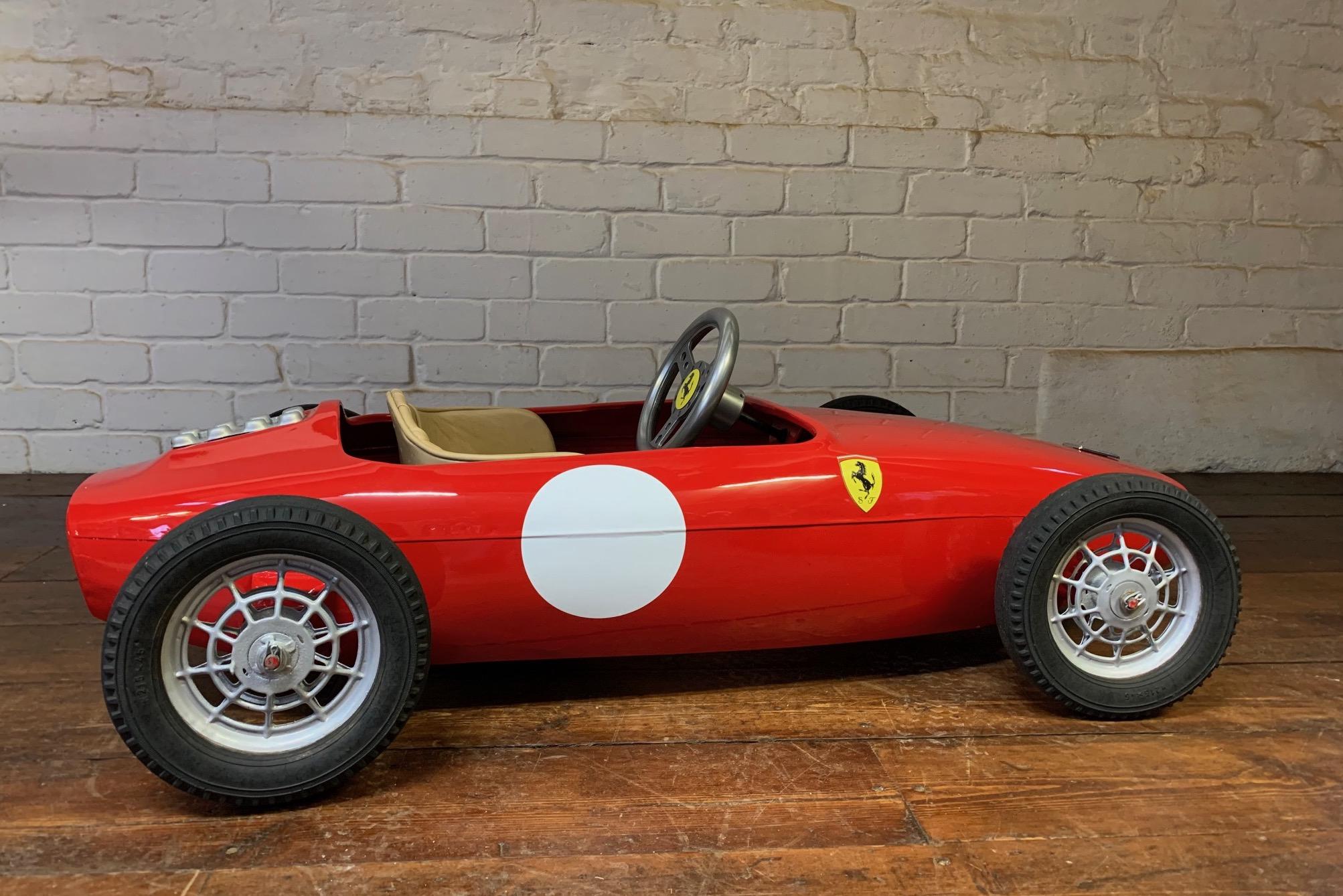A Beautiful 1960’s Ferrari F1 Pedal Car by Morellet et Guérineau, Belissima! 7