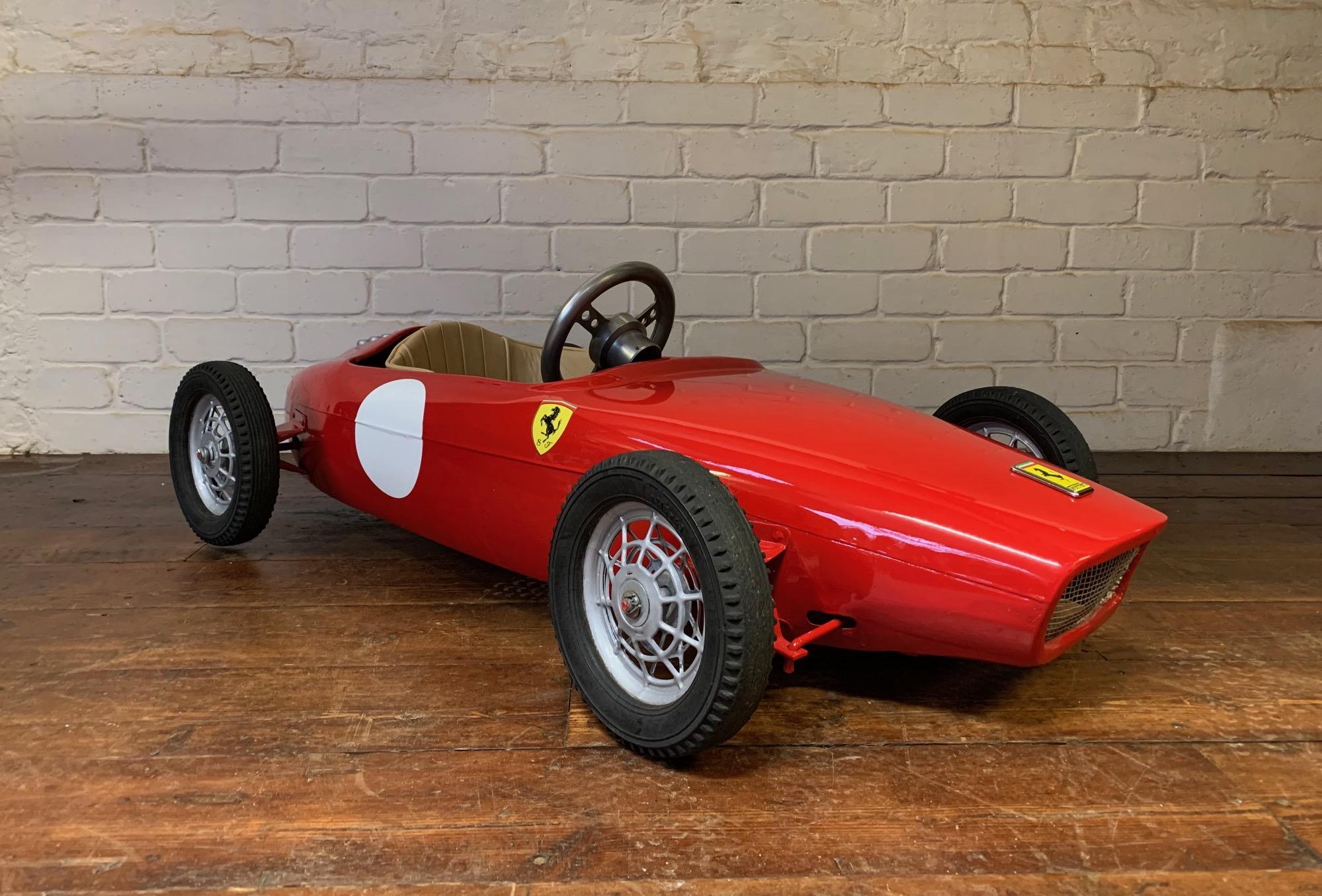 A Beautiful 1960’s Ferrari F1 Pedal Car by Morellet et Guérineau, Belissima! 8