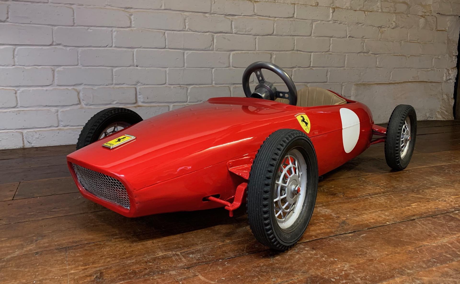 Mid-20th Century A Beautiful 1960’s Ferrari F1 Pedal Car by Morellet et Guérineau, Belissima!