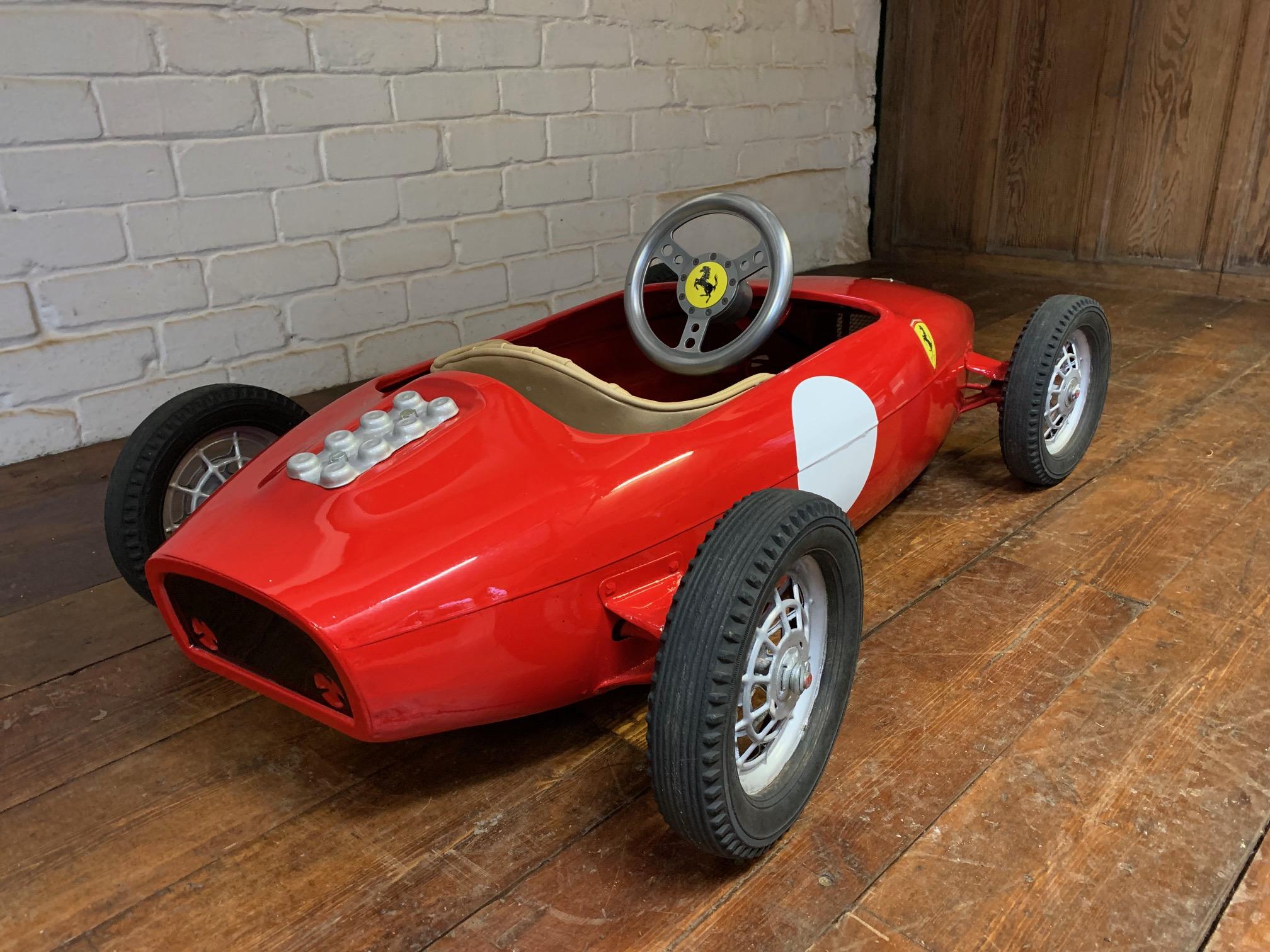 A Beautiful 1960’s Ferrari F1 Pedal Car by Morellet et Guérineau, Belissima! 1
