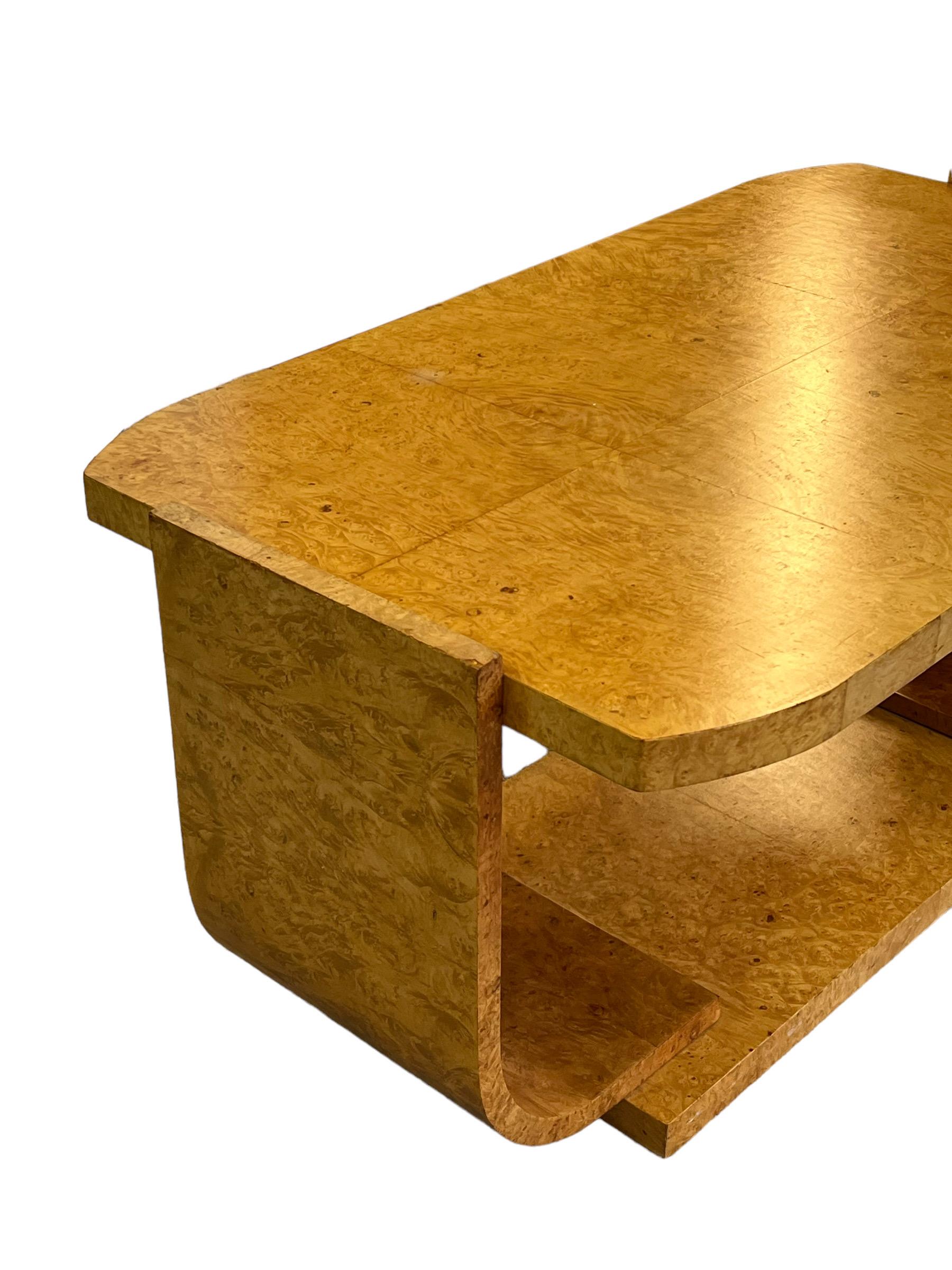 Wood A beautiful and extremely well made original Art Deco period coffee table  For Sale