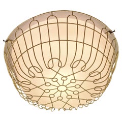 Vintage A Beautiful and Lively Lisa Johansson-Papé Ceiling Lamp Model 71-115, Orno 1950s