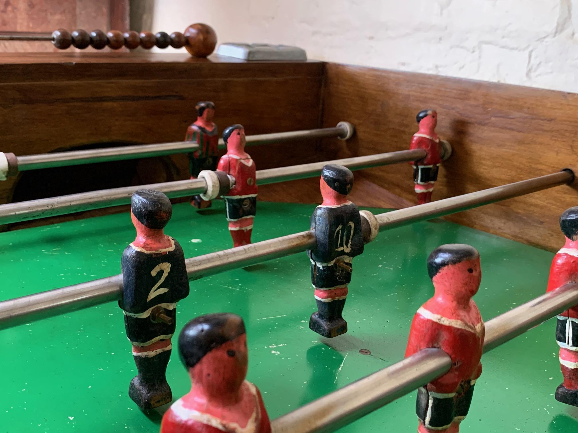 A Beautiful and Rare French Bar Football Table, Foosball, Table Football For Sale 4