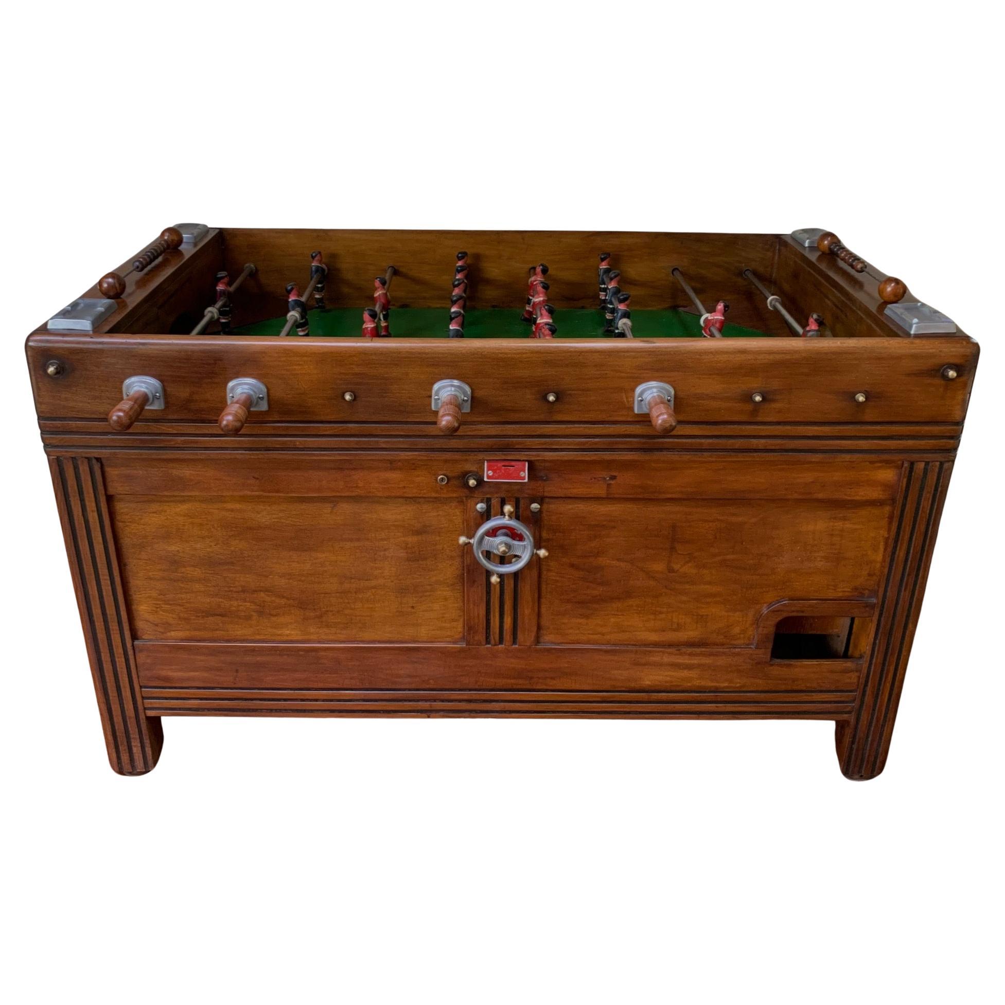 A Beautiful and Rare French Bar Football Table, Foosball, Table Football For Sale