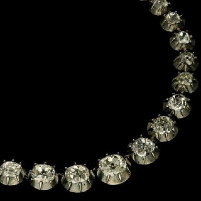 antique riviere necklace