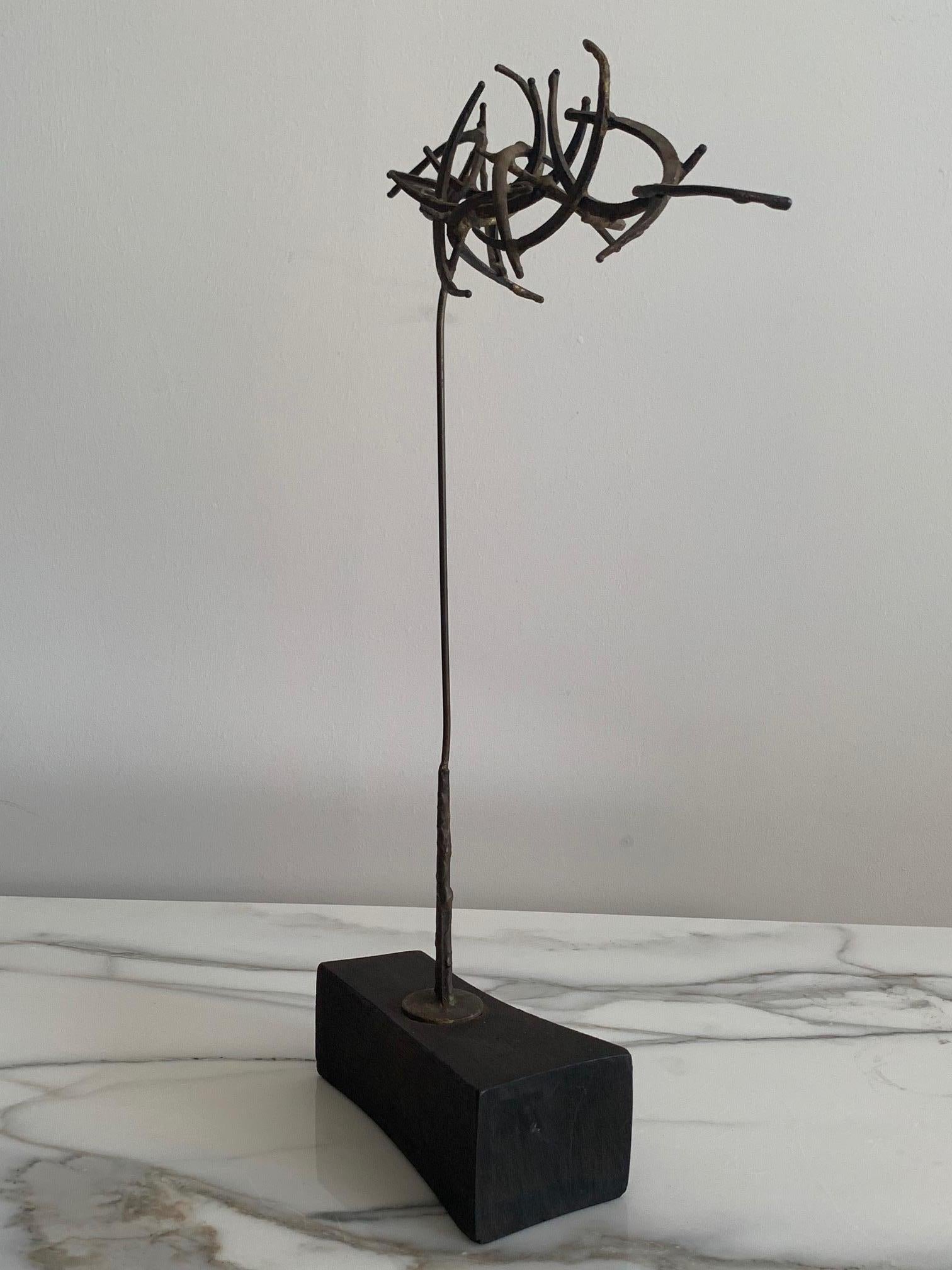 Mid-Century Modern Belle sculpture en bronze en vente
