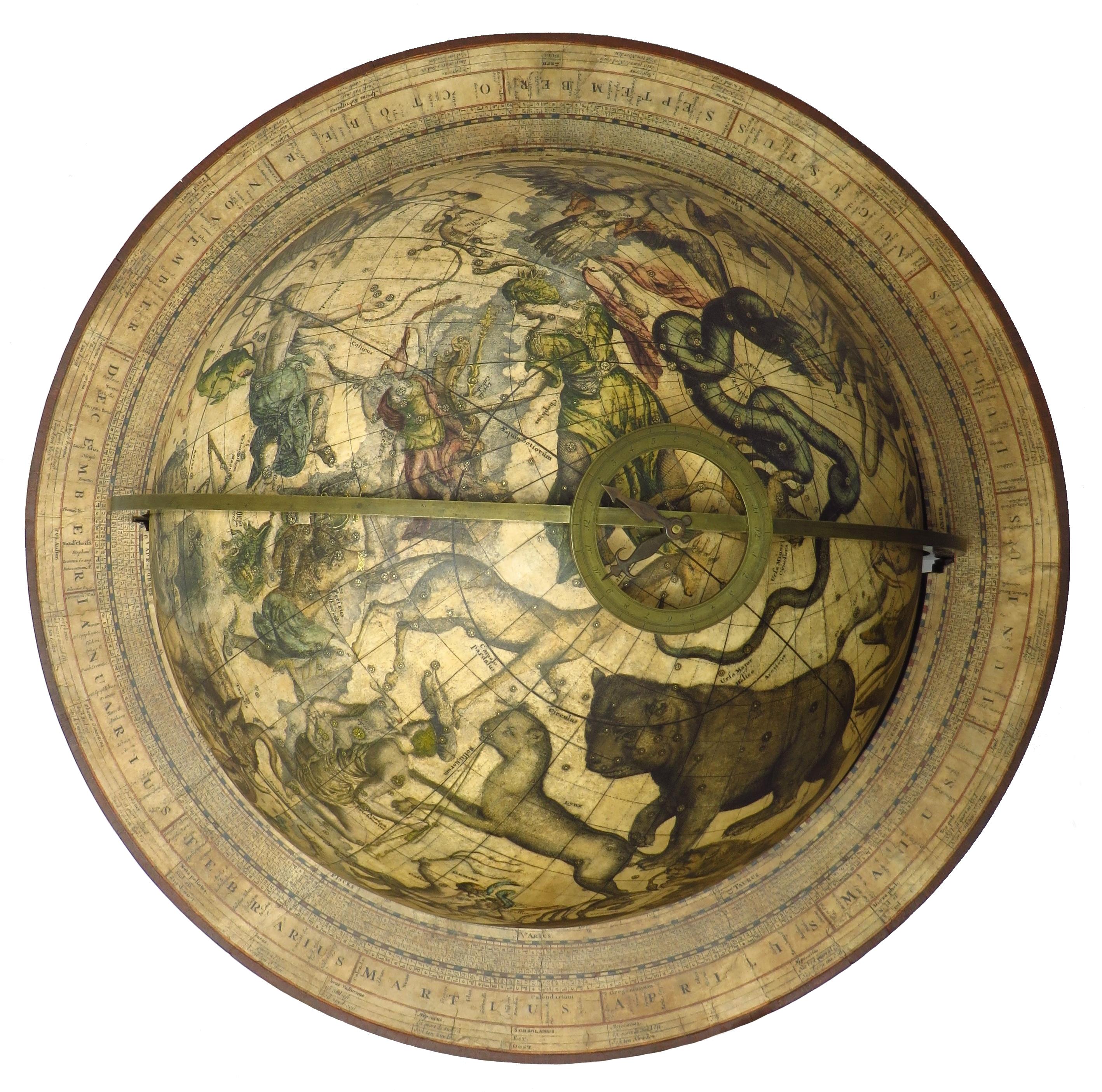 Ein schöner Celestial-Tischkugel, hergestellt von Gerard & Leonard Valk (Niederländisch Kolonial) im Angebot