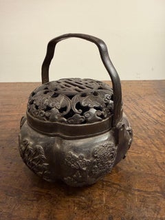 A Beautiful Chinese Bronze Hand Warmer, Early 20th Century