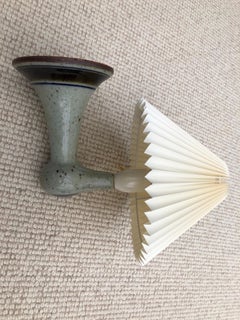 A beautiful Danish blue and grey glazed ceramic wall light 1980ties