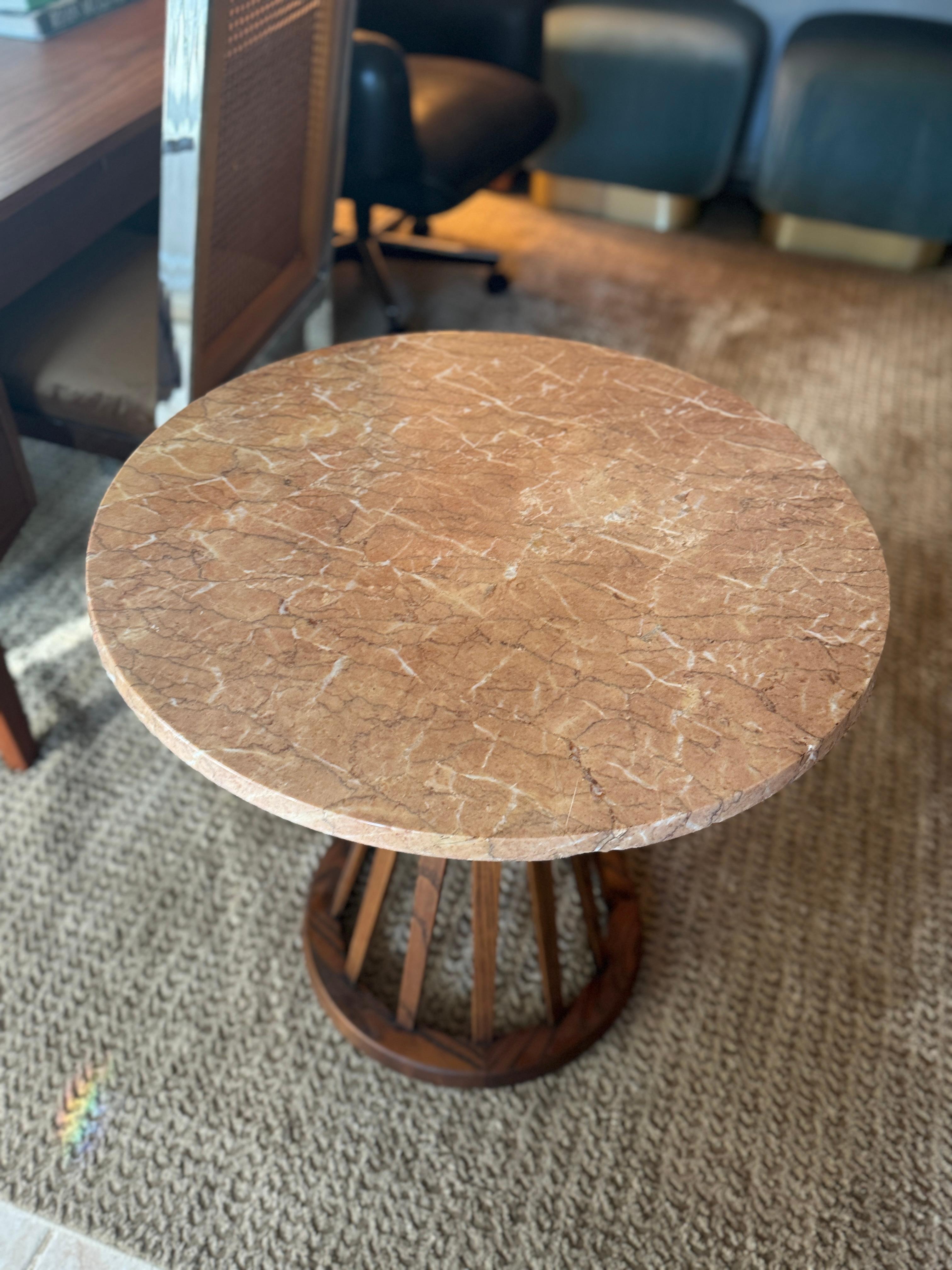 North American A beautiful Edward Wormley for Dunbar sheaf of wheat accent table, circa 1960s For Sale