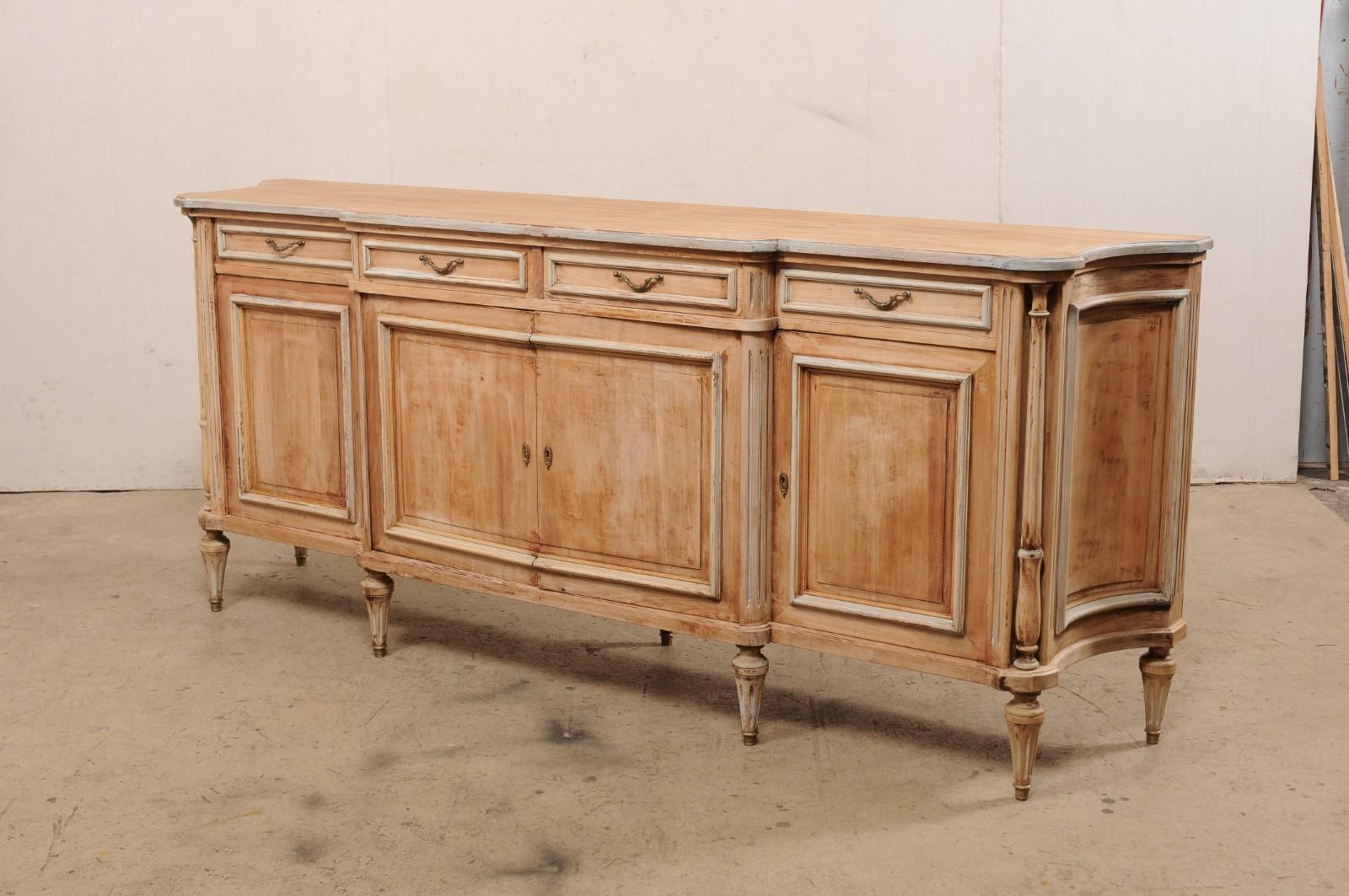 Beautiful French Enfilade with Bleached Finish 6