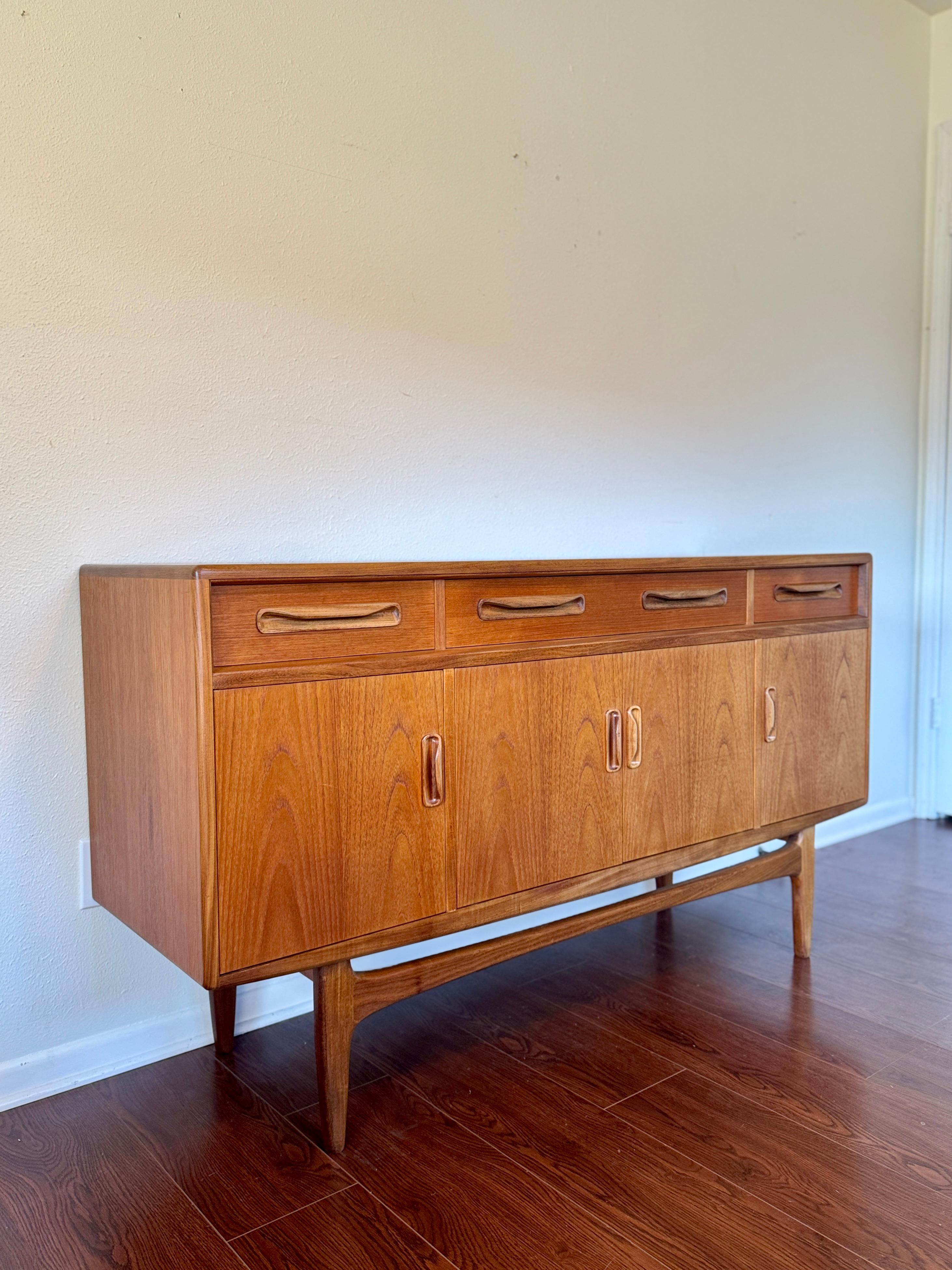 A beautiful G Plan sideboard signed by Ib Kofod Larsen, circa 1960s In Good Condition In Houston, TX