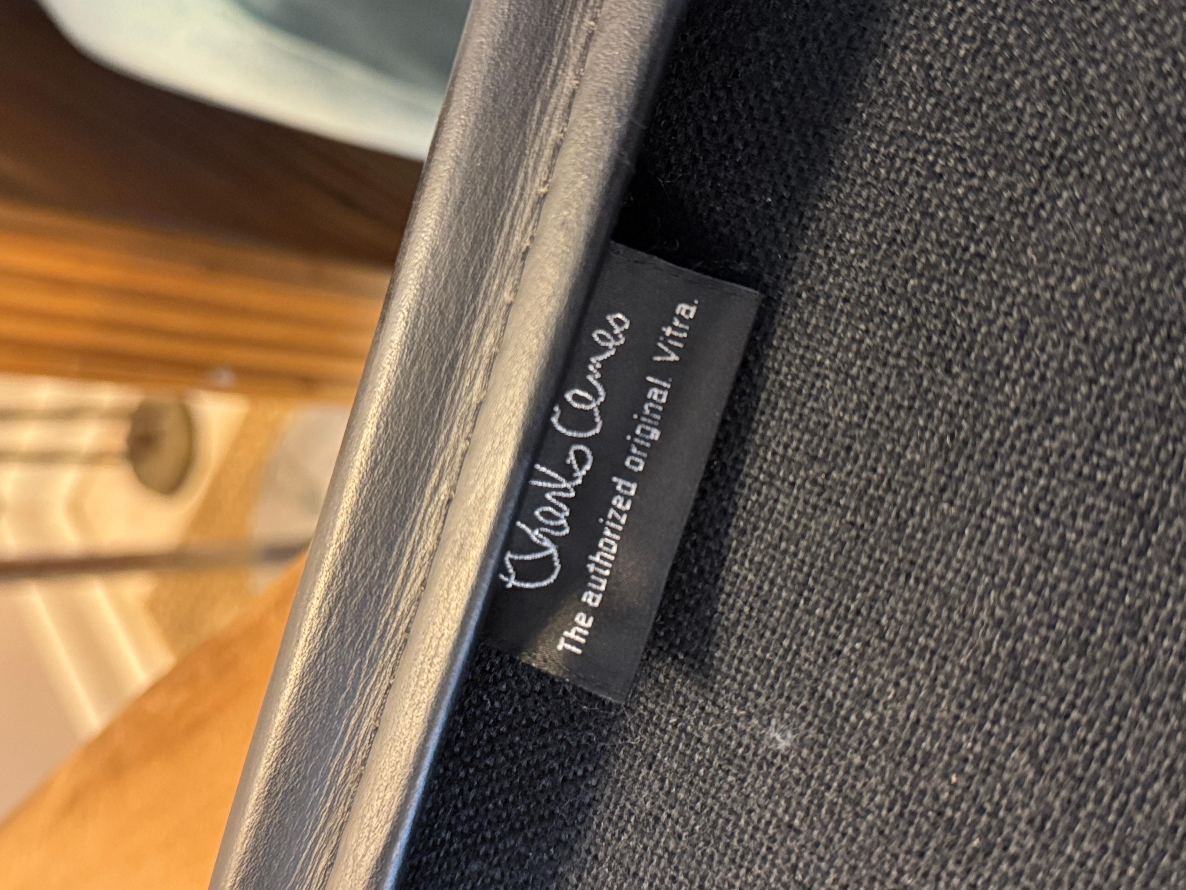 A beautiful high back softpad office chair by Charles Eames for Vitra 3