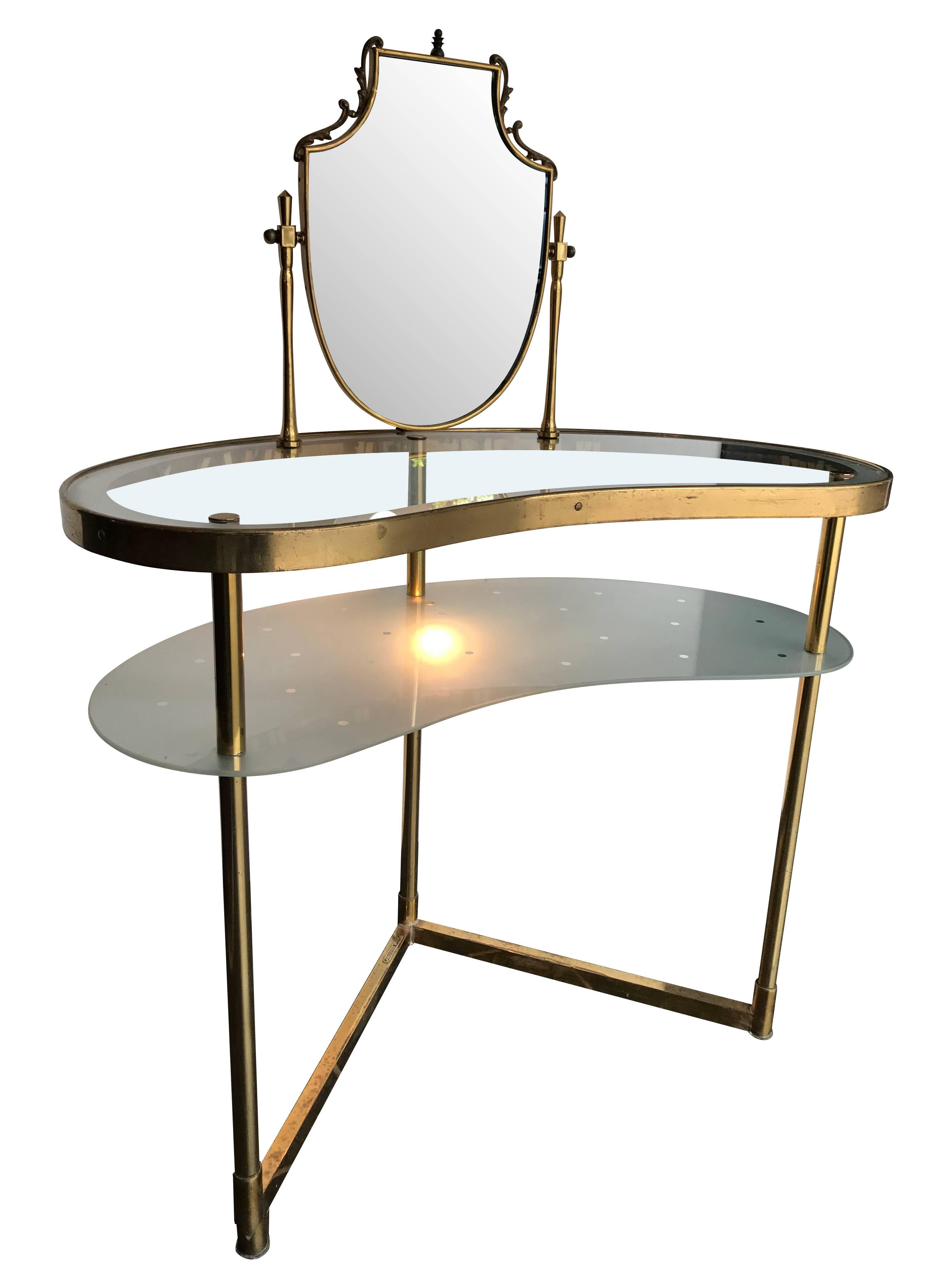 Mid-Century Modern Beautiful Italian 1950s Dressing Table