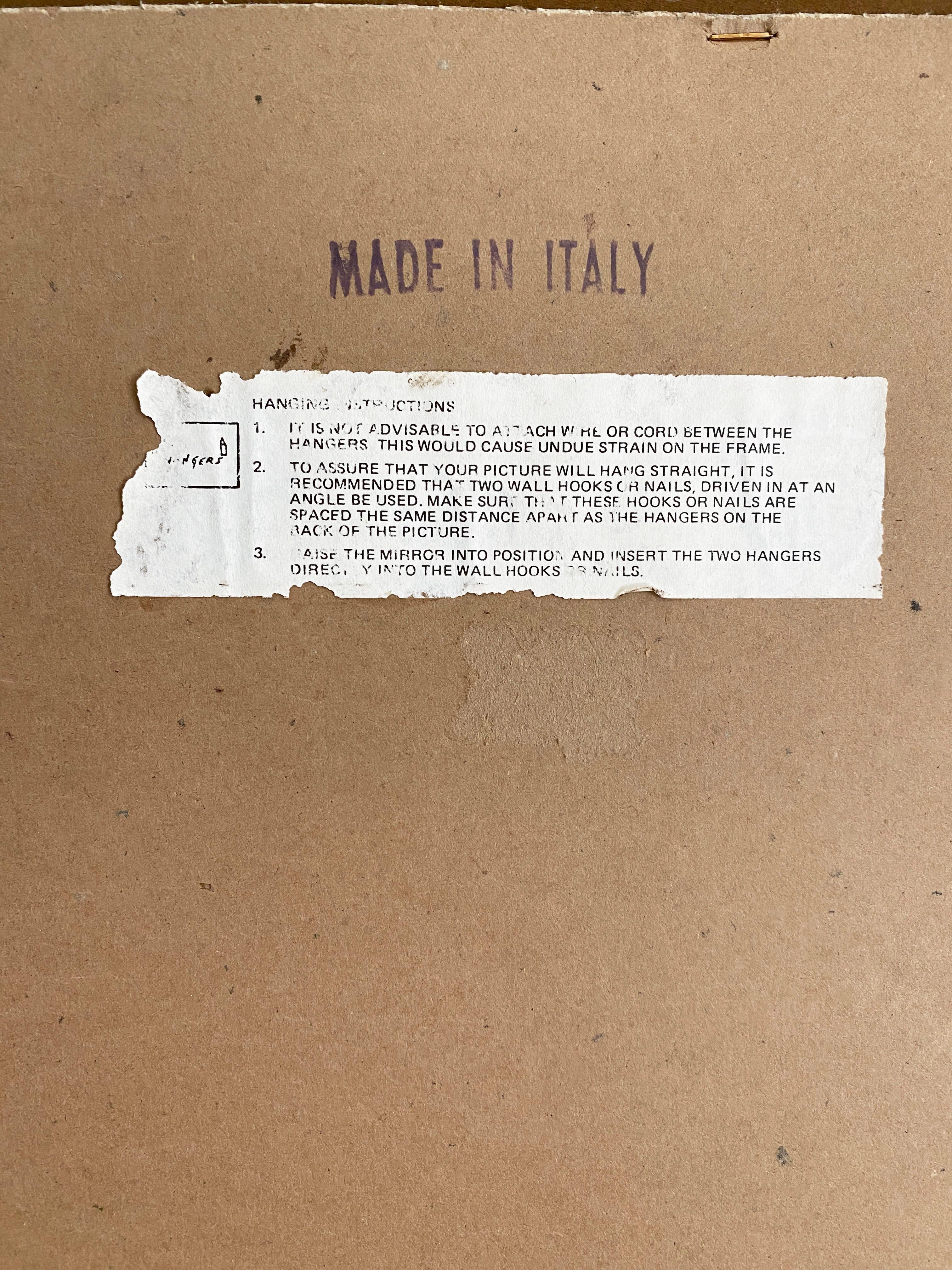 Ein schöner, großer neoklassischer italienischer Spiegel im Angebot 4