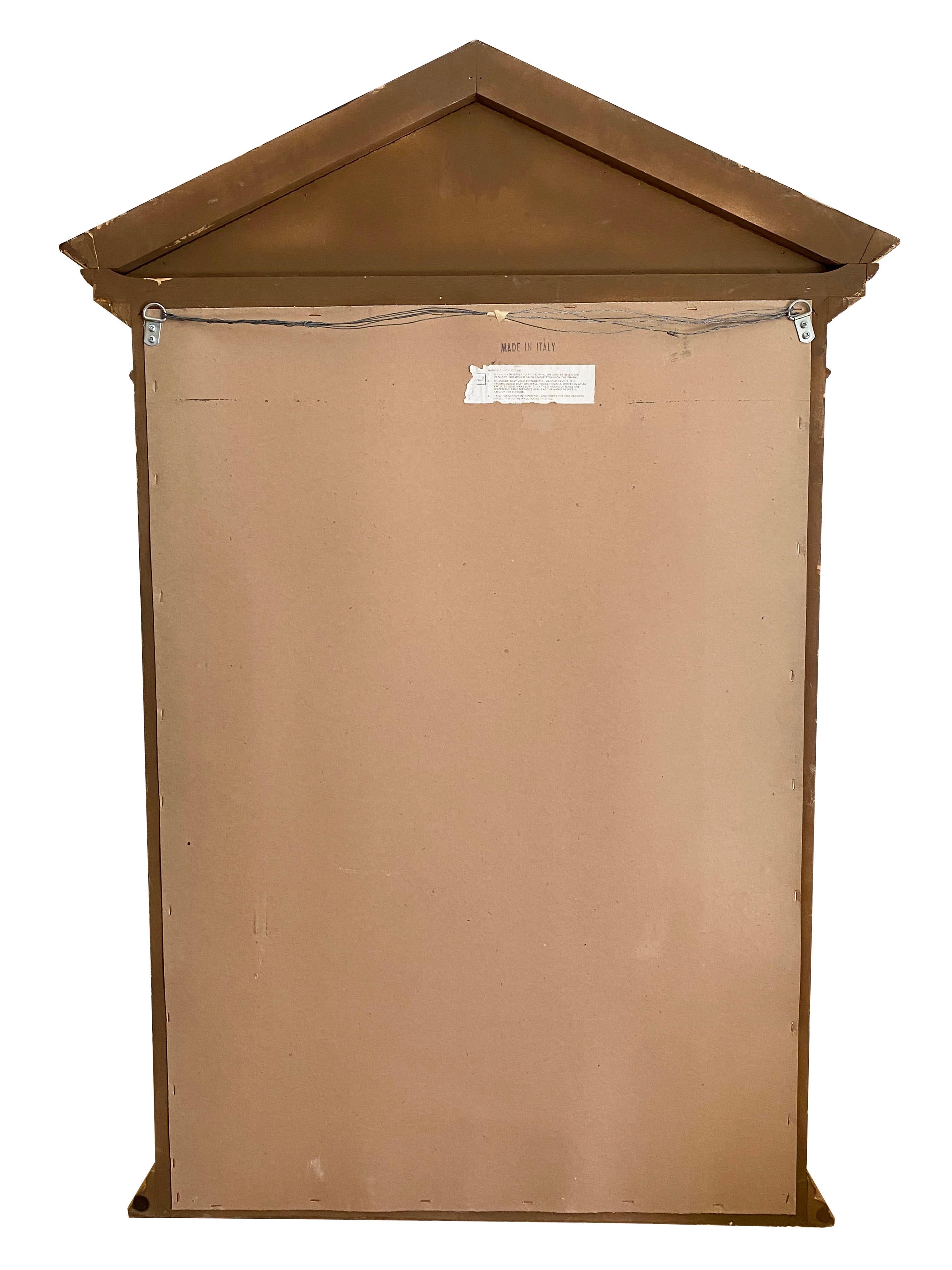 Ein schöner, großer neoklassischer italienischer Spiegel im Angebot 3