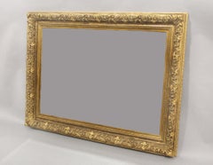 Ein schöner Spiegel aus geschnitztem Giltwood und Gesso aus dem späten 19.