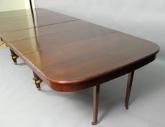 Beautiful Late 19th Century Gilt Bronze Mounted Louis XVI Style Dining Table