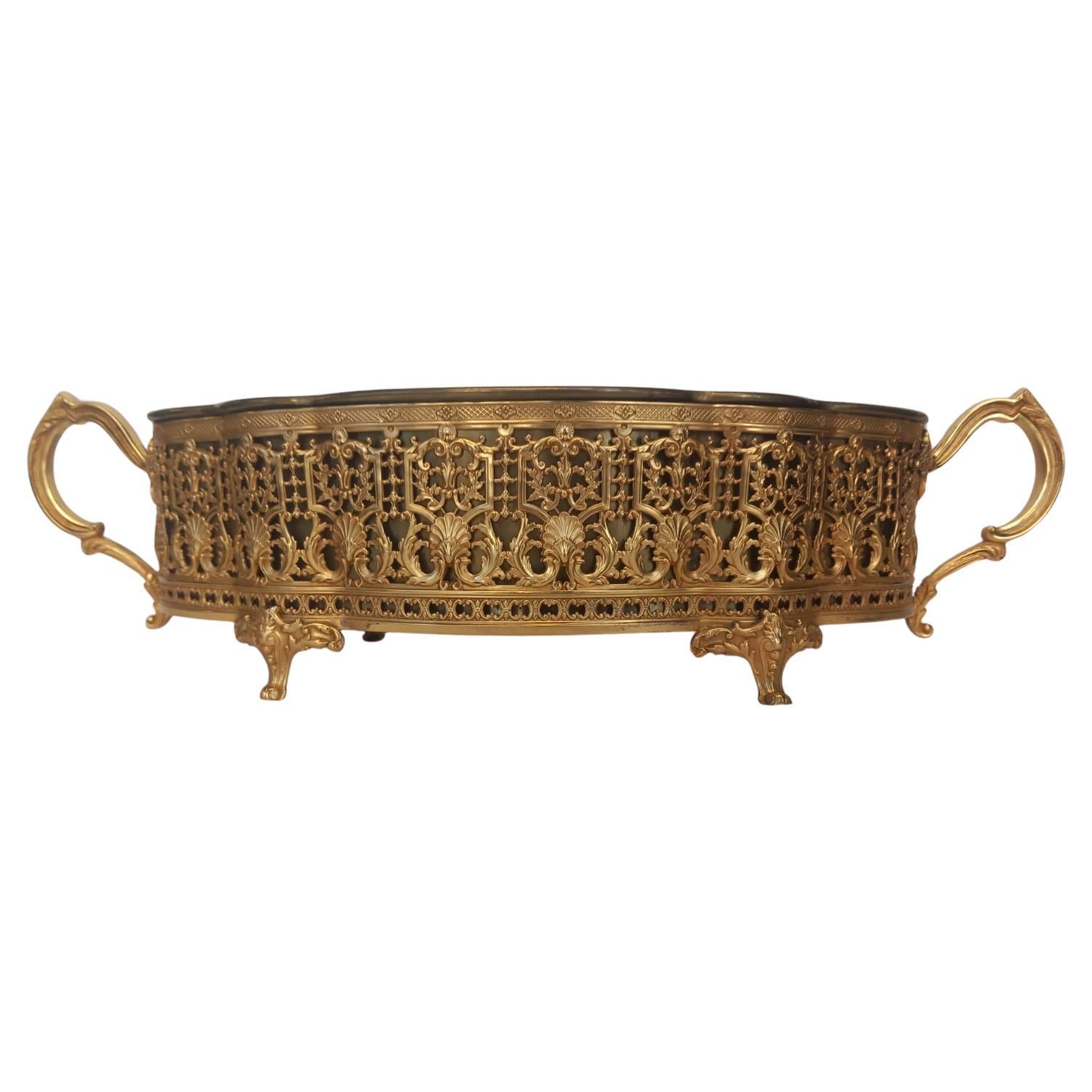A beautiful late nineteenth century French ormolu jardinière