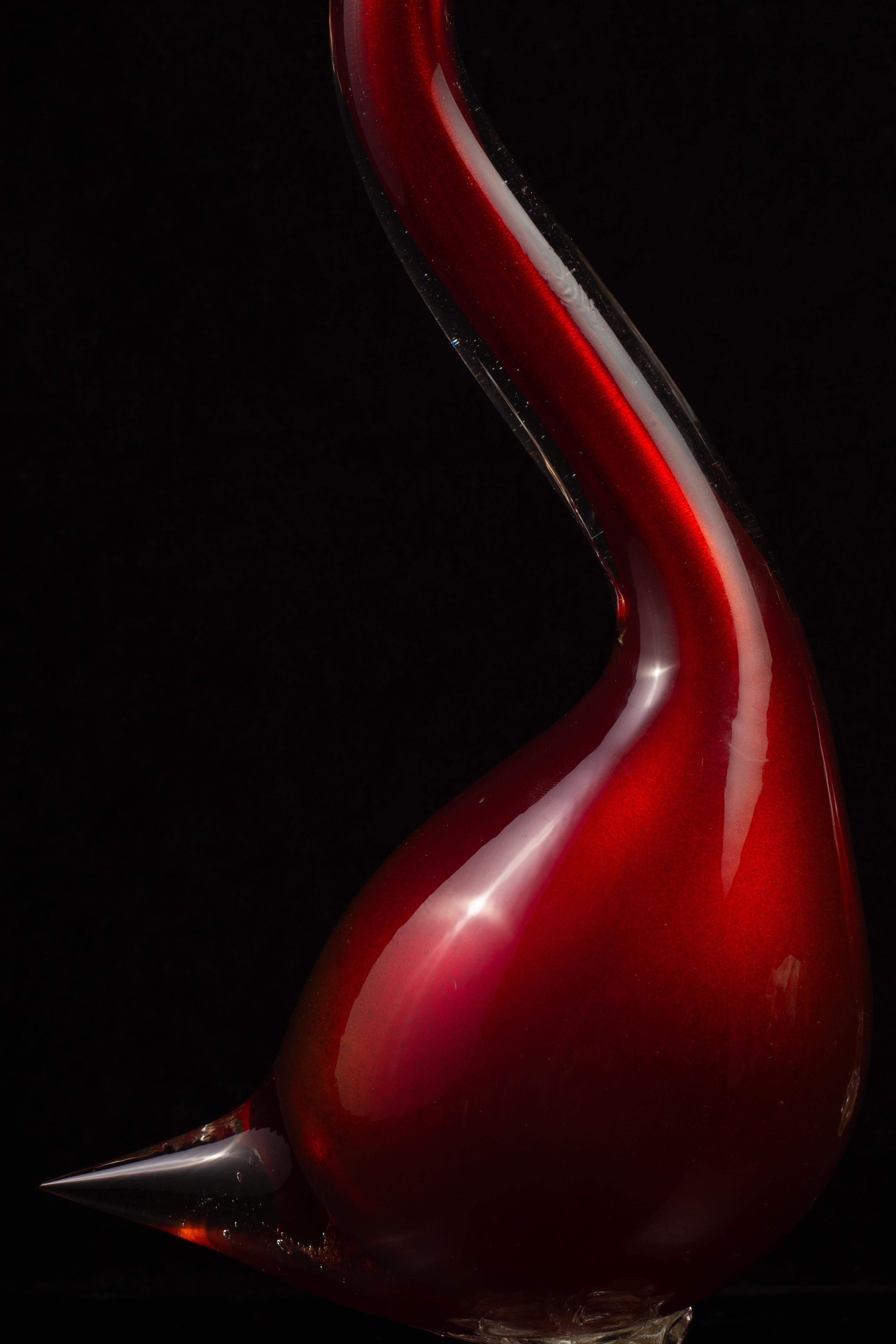 Una bella coppia di anatre italiane di Murano in stile Hollywood Regency in vendita 11