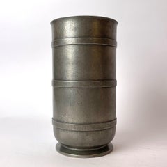 Schöne Zinnvase im Art déco-Stil von Edvin Ollers aus dem Jahr 1936