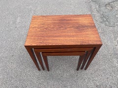 A beautiful set of Danish nesting Tables by Severin Hansen  1960´s