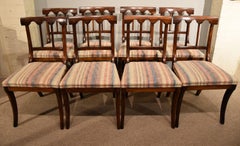 Beautiful Set of Eight Rosewood Dining Chairs