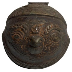 A beautifully decorated Burmese bronze elephant bell