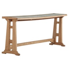 A beautifully rustic French oak potting table, C 1930.