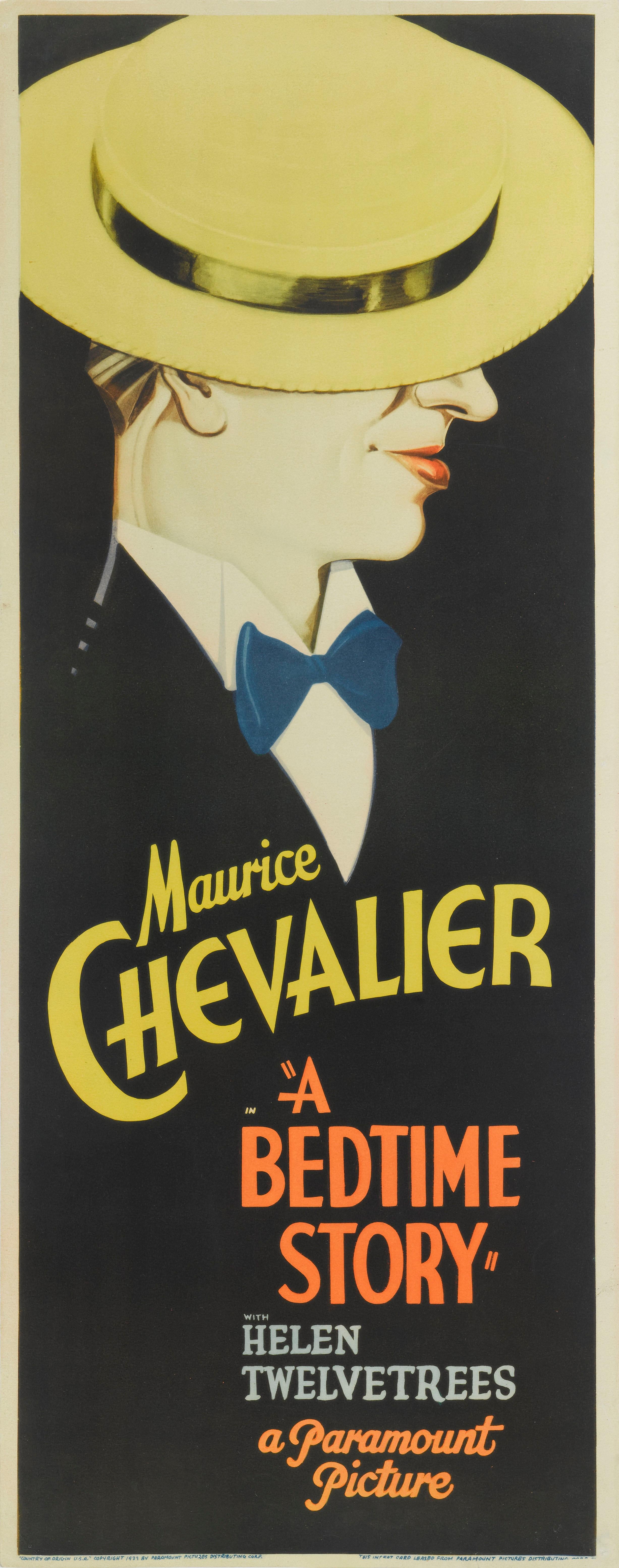 Dies ist eine sehr seltene Original-US-Filmplakat für Maurice Chevalier's 1933 Komödie Romanze. Die Regie bei diesem Film führte Norman Taurog.
Dieses Plakat ist Erhaltung Papier zurück und es wäre flach in starken Karte versandt werden und durch