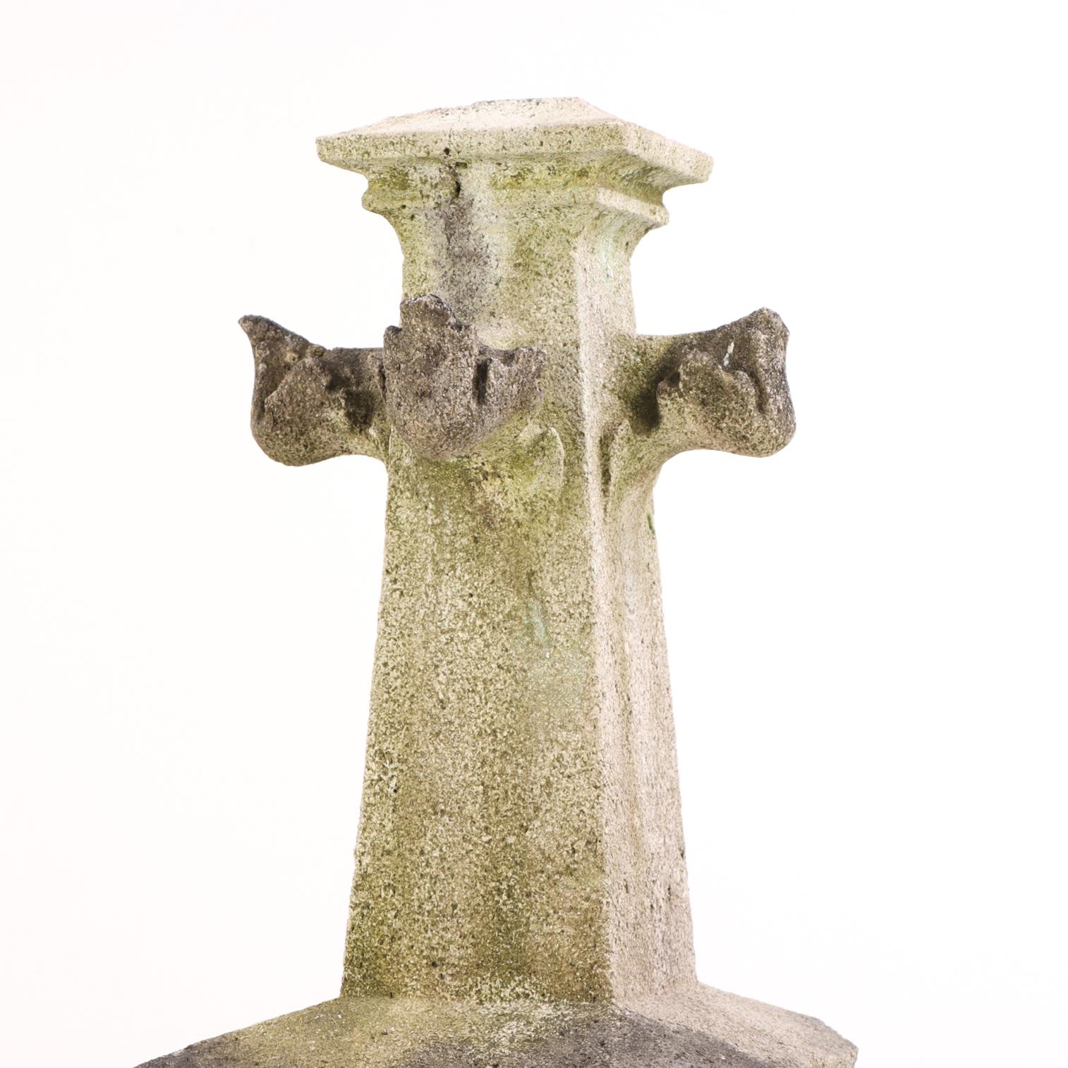 Carved A Belgian carved stone finial, C. 1850. For Sale
