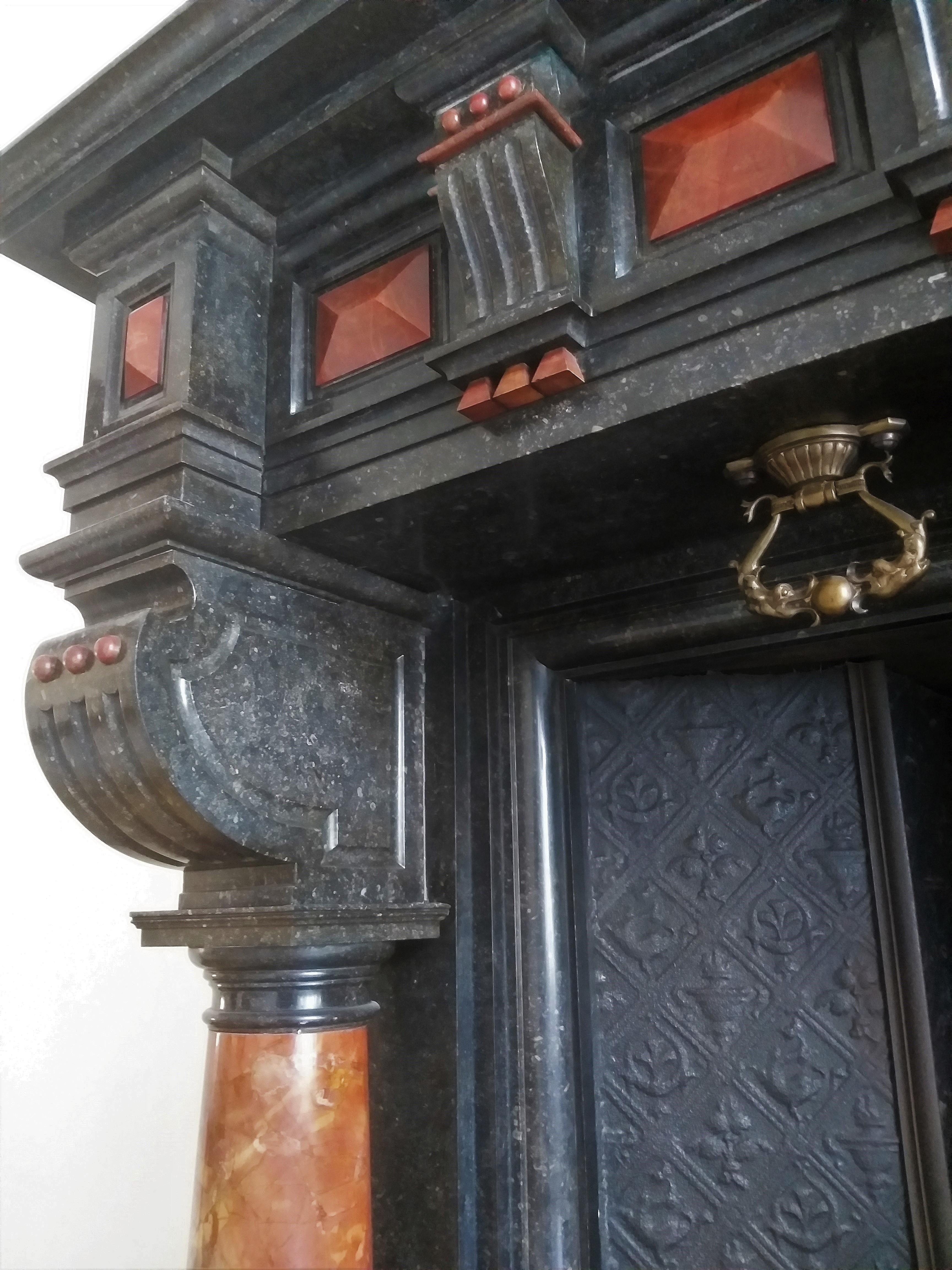 Belgian Fireplace Renaissance-Style For Sale 1