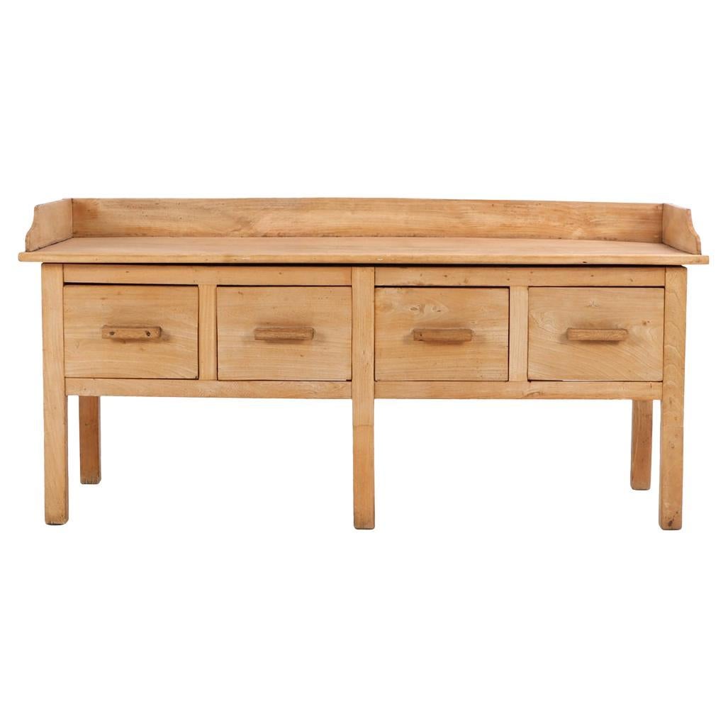 A Belgian Maple Bakery Table / Work Table, C. 1930. For Sale