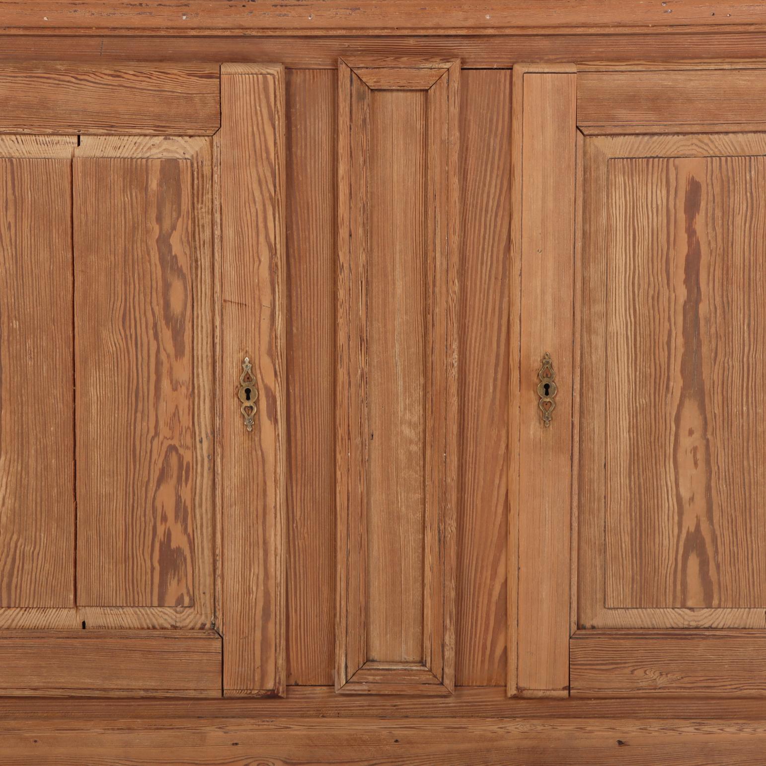 Carved A Belgian Pitch Pine Server, C. 1880. For Sale