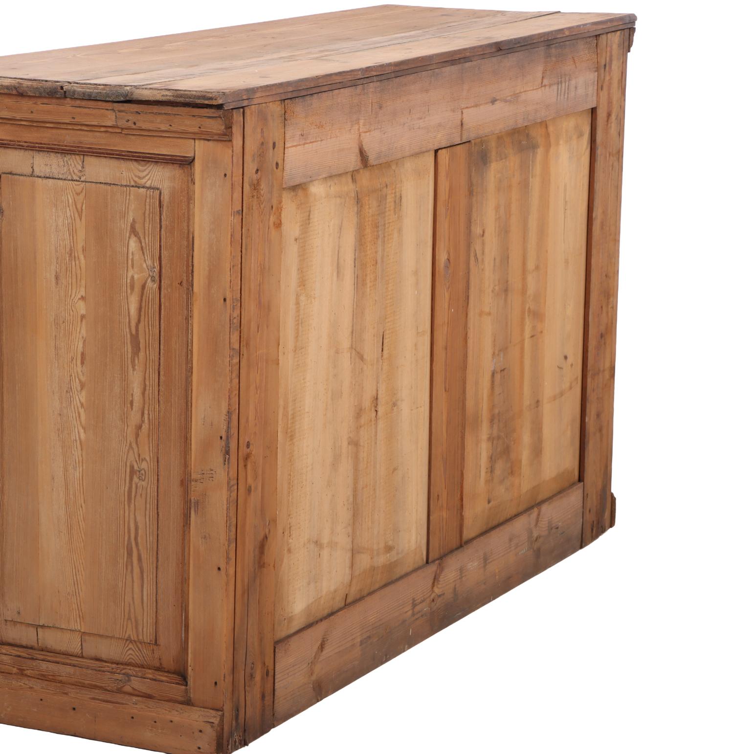 A Belgian Pitch Pine Server, C. 1880. For Sale 1