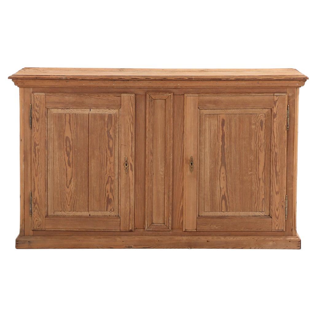 A Belgian Pitch Pine Server, C. 1880. For Sale