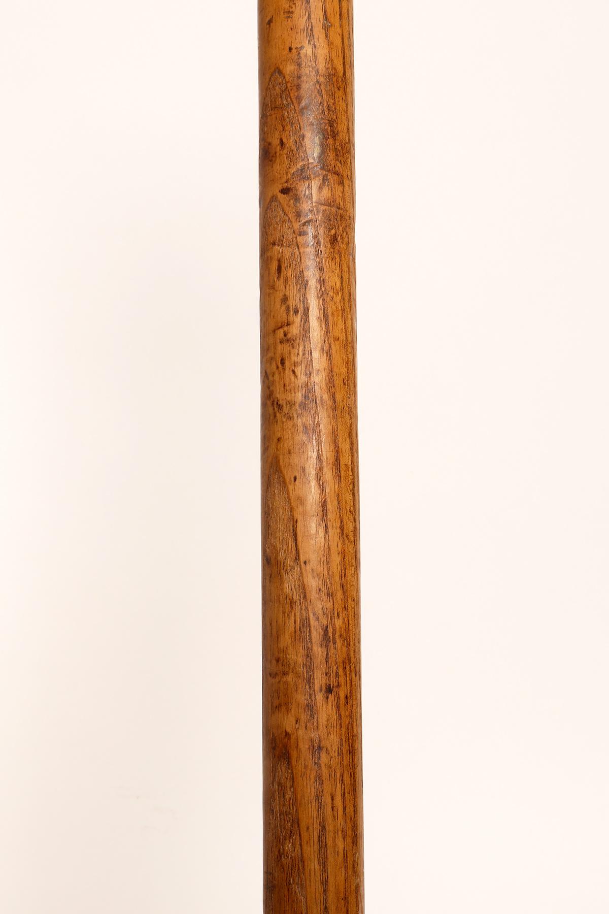 A Belgian system walking stick to be used by a postman, Belgium 1890. 2