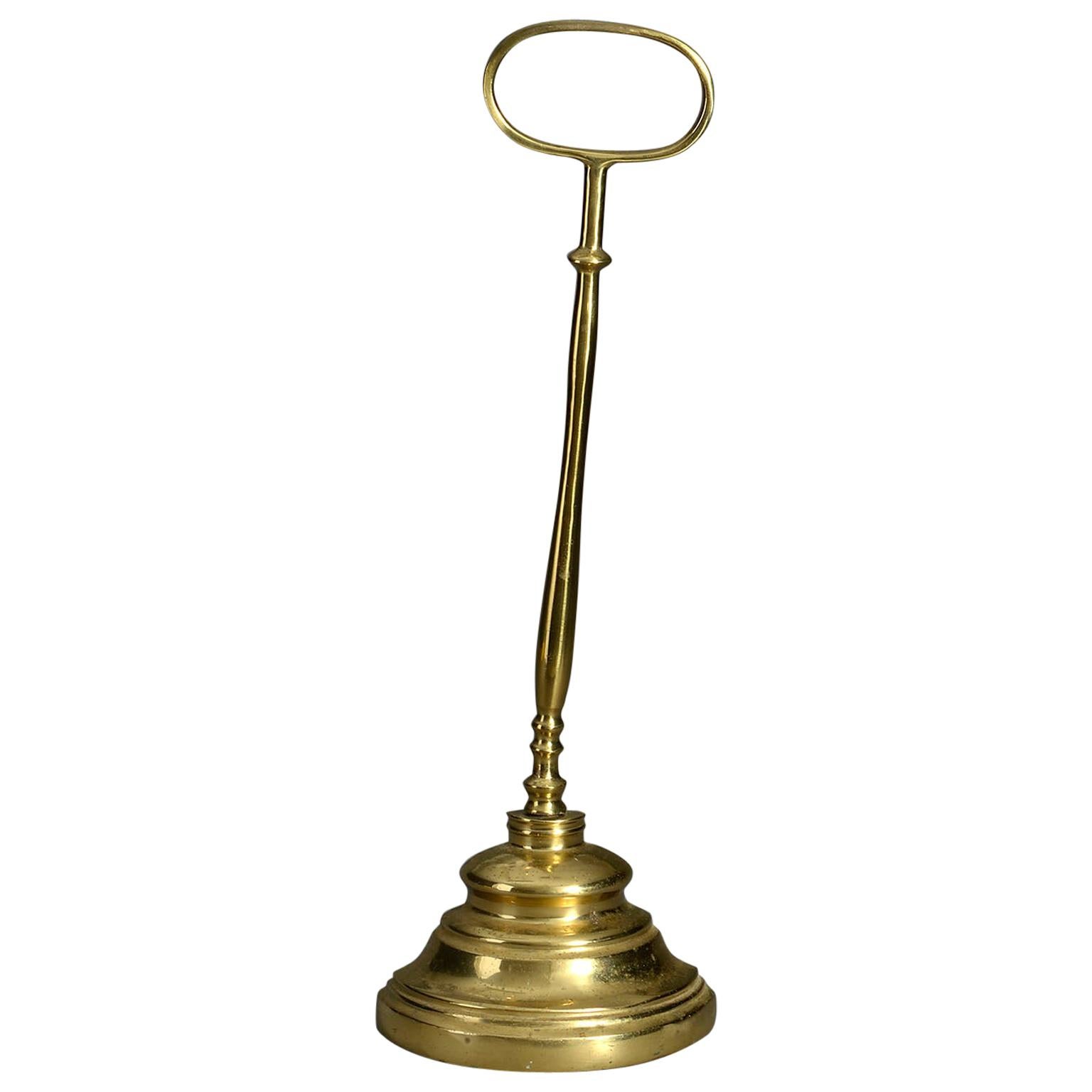 Bell Form Brass Doorstop