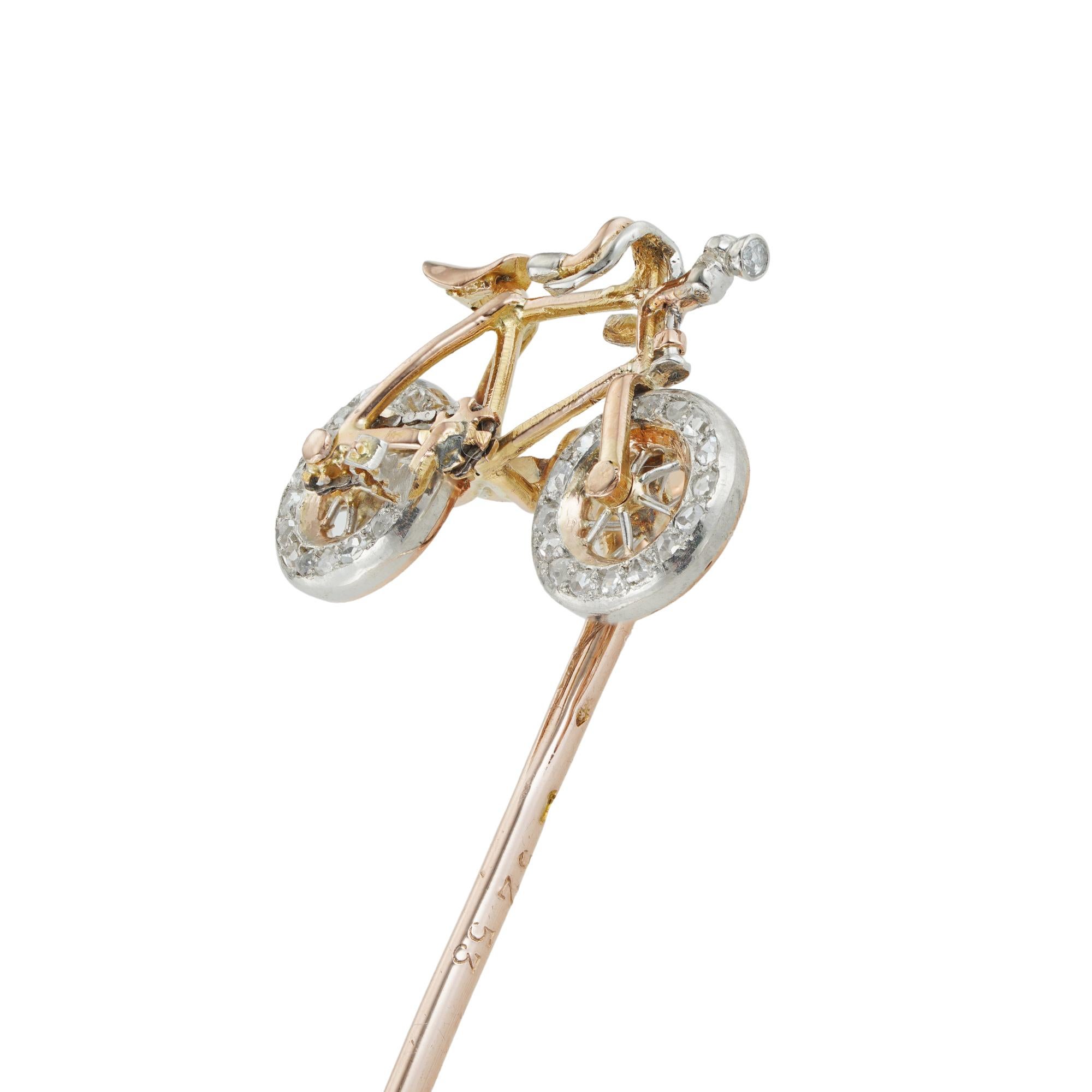Belle Époque Una spilla da bicicletta della Belle Epoque in vendita