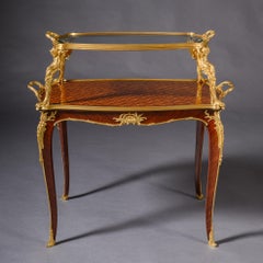 A Belle Epoque Gilt-Bronze Mounted Parquetry Tea Table, By François Linke, Paris