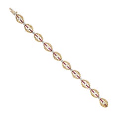 Belle Époque Ruby, Diamond and Pearl Bracelet