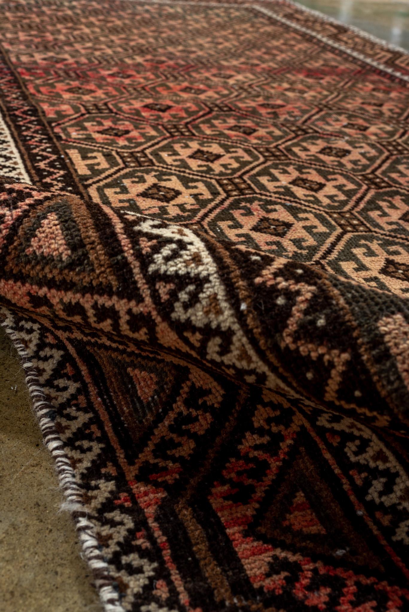Wool A Belouch Rug circa 1950. For Sale