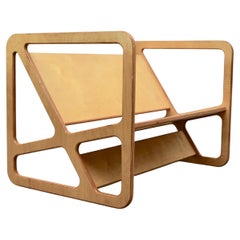 Vintage Bench in Varnished Birch. Scandinavia, 1960s