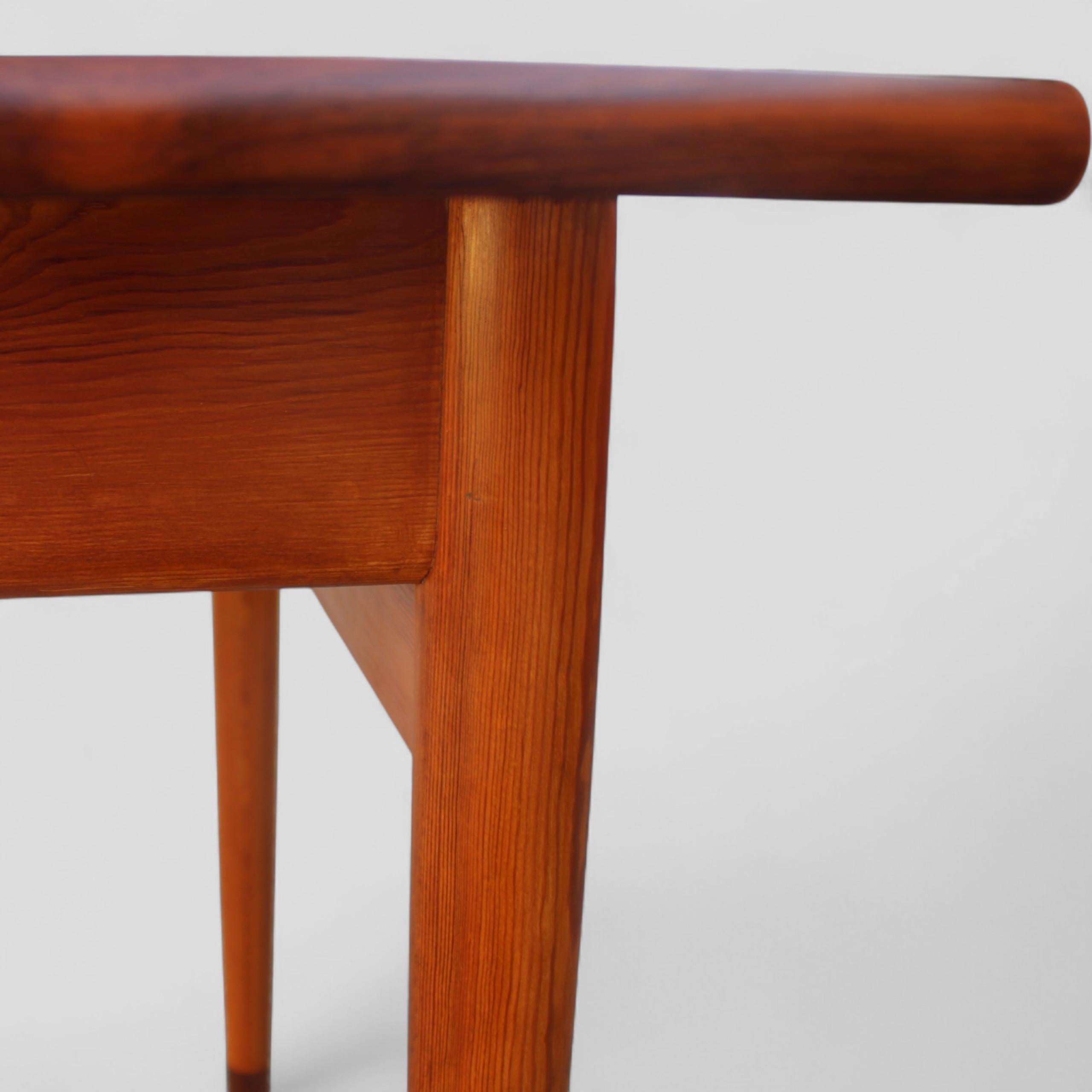 Metà XX secolo Un raro tavolo da lavoro combinato con sezione Writingdesk di Bent Moudt degli anni '50 in vendita